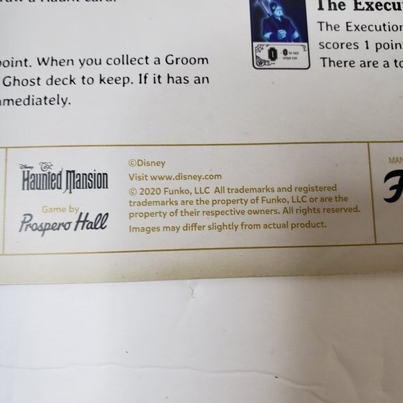 Funko Disney The Haunted Mansion Call of the Spirits Board Game Like New Ages 8+ - Picture 8 of 13